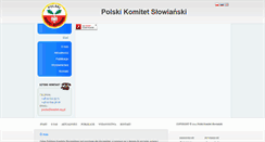 Desktop Screenshot of komitet.org.pl